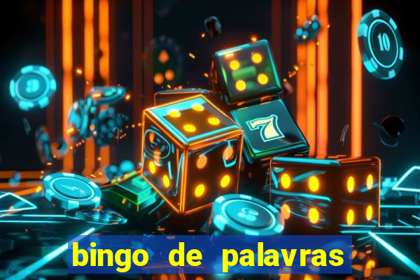 bingo de palavras cha de bebe